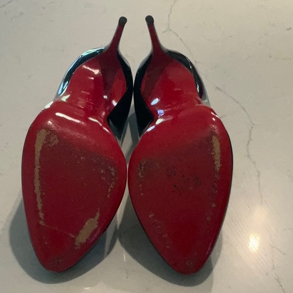 Christian Louboutin Dorissima 100 Patent Leather Pumps - Picture 8 of 10